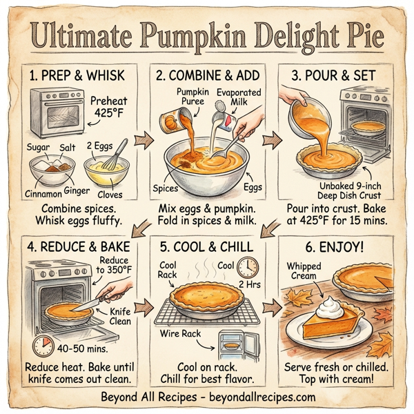 Ultimate Pumpkin Delight Pie instructions