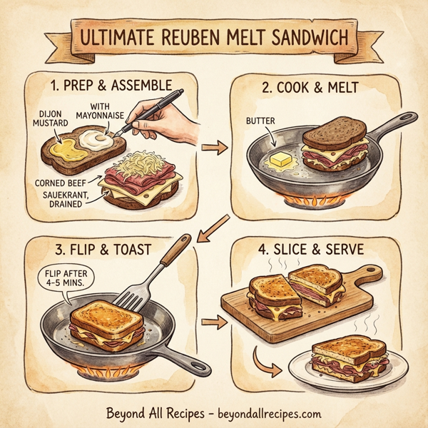 Ultimate Reuben Melt Sandwich instructions