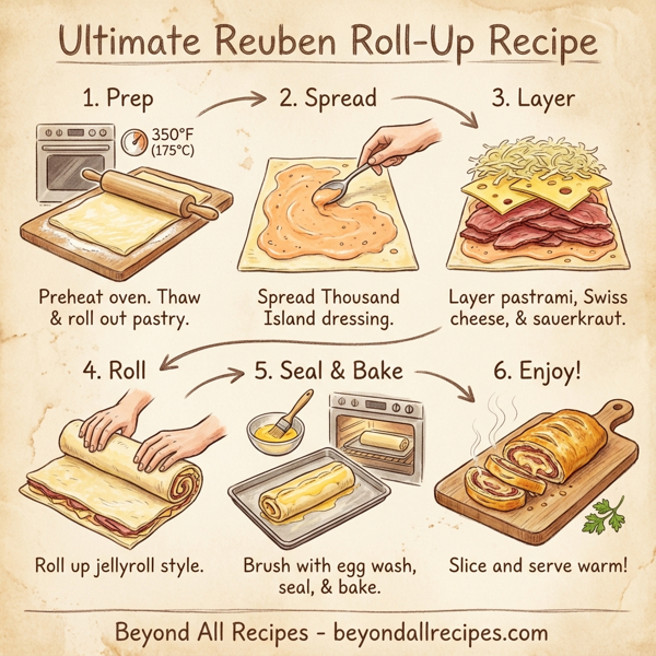 Ultimate Reuben Roll-Up instructions