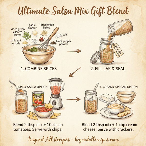 Ultimate Salsa Mix Gift Blend instructions