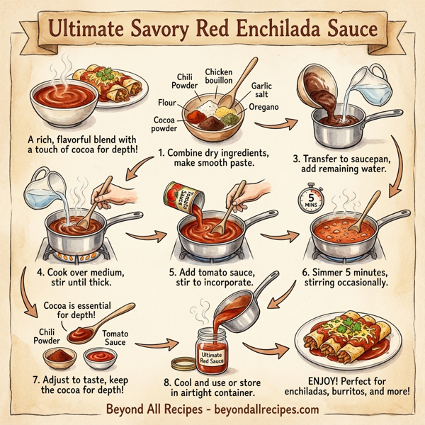Ultimate Savory Red Enchilada Sauce instructions