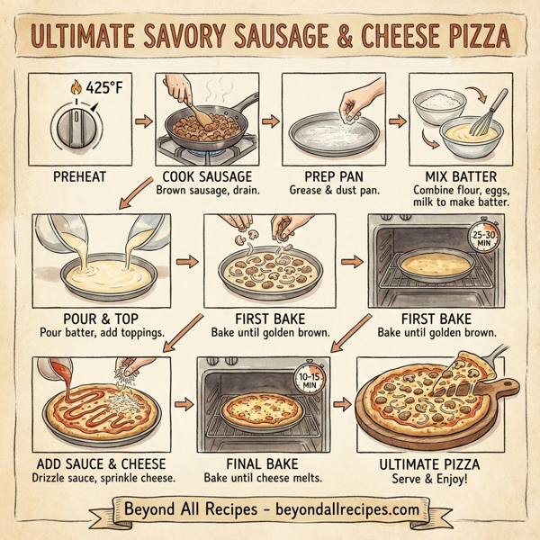 Ultimate Savory Sausage & Cheese Pizza instructions