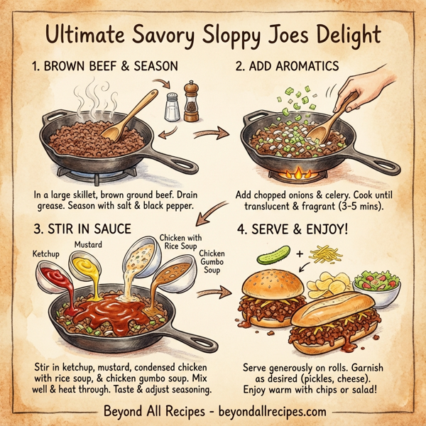 Ultimate Savory Sloppy Joes Delight instructions