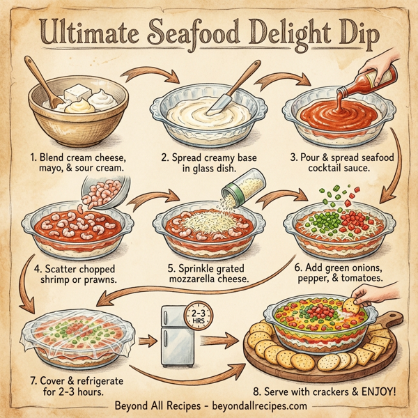 Ultimate Seafood Delight Dip instructions