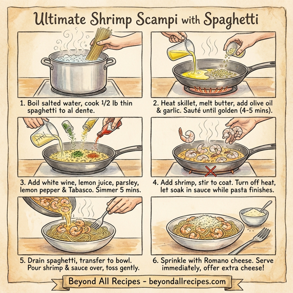 Ultimate Shrimp Scampi with Spaghetti instructions