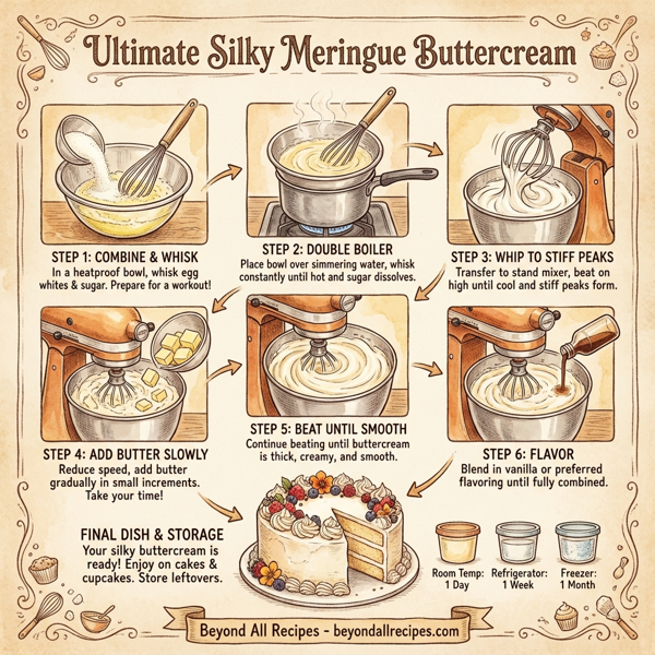 Ultimate Silky Meringue Buttercream instructions