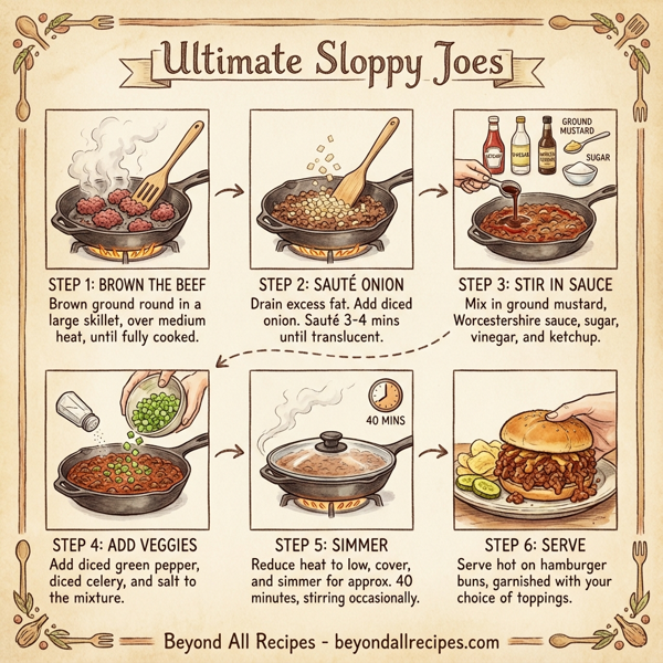 Ultimate Sloppy Joes instructions