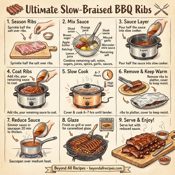 Ultimate Slow-Braised BBQ Ribs instructions