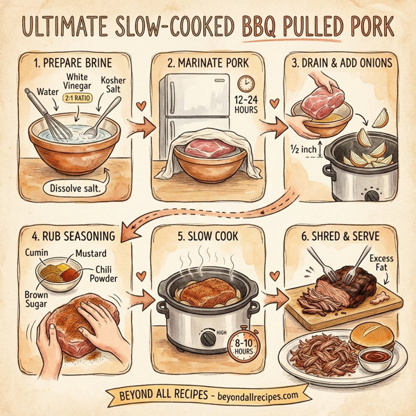 Ultimate Slow-Cooked BBQ Pulled Pork instructions