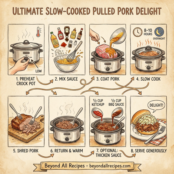Ultimate Slow-Cooked Pulled Pork Delight instructions