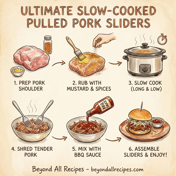 Ultimate Slow-Cooked Pulled Pork Sliders instructions