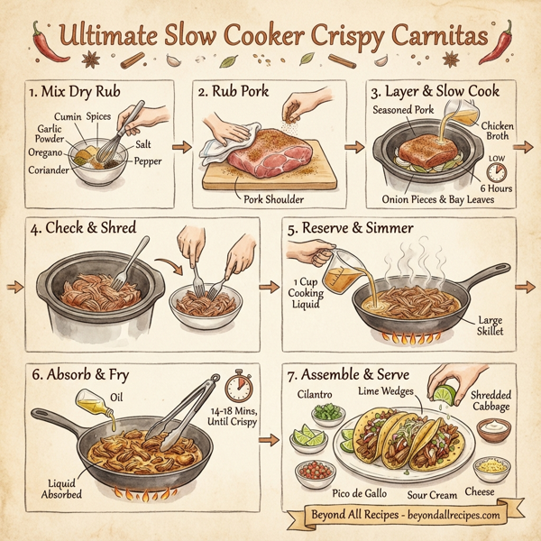 Ultimate Slow Cooker Crispy Carnitas instructions