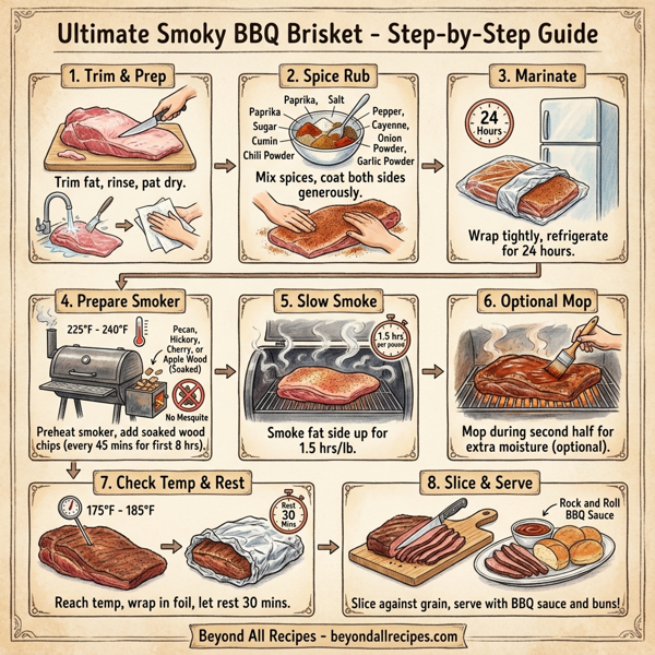 Ultimate Smoky BBQ Brisket instructions
