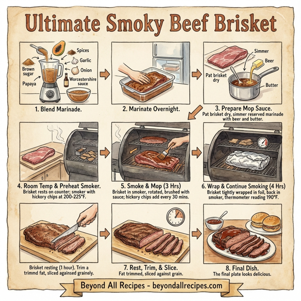 Ultimate Smoky Beef Brisket instructions