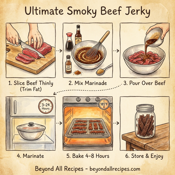 Ultimate Smoky Beef Jerky instructions