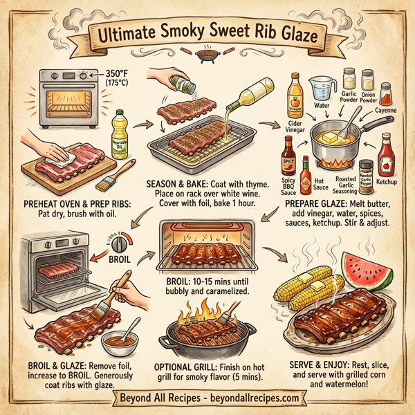 Ultimate Smoky Sweet Rib Glaze instructions