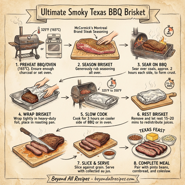 Ultimate Smoky Texas BBQ Brisket instructions