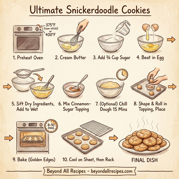 Ultimate Snickerdoodle Cookies instructions
