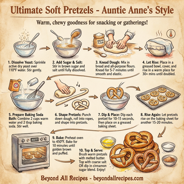 Ultimate Soft Pretzels - Auntie Anne's Style instructions