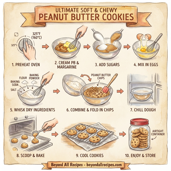 Ultimate Soft & Chewy Peanut Butter Cookies instructions