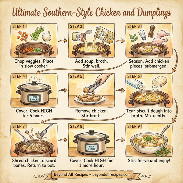 Ultimate Southern-Style Chicken and Dumplings instructions