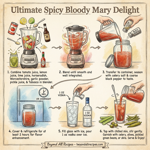 Ultimate Spicy Bloody Mary Delight instructions