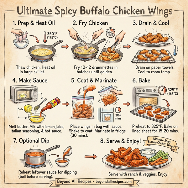 Ultimate Spicy Buffalo Chicken Wings instructions