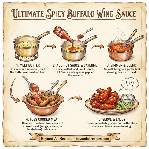 Ultimate Spicy Buffalo Wing Sauce instructions