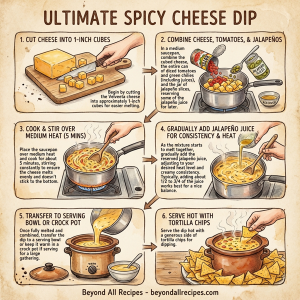 Ultimate Spicy Cheese Dip instructions