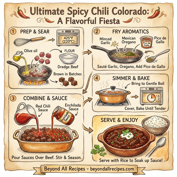 Ultimate Spicy Chili Colorado: A Flavorful Fiesta instructions