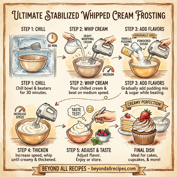 Ultimate Stabilized Whipped Cream Frosting instructions