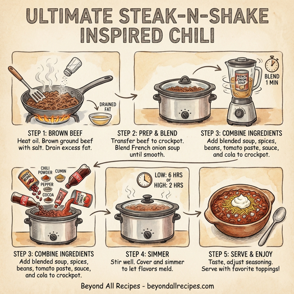 Ultimate Steak-N-Shake Inspired Chili instructions
