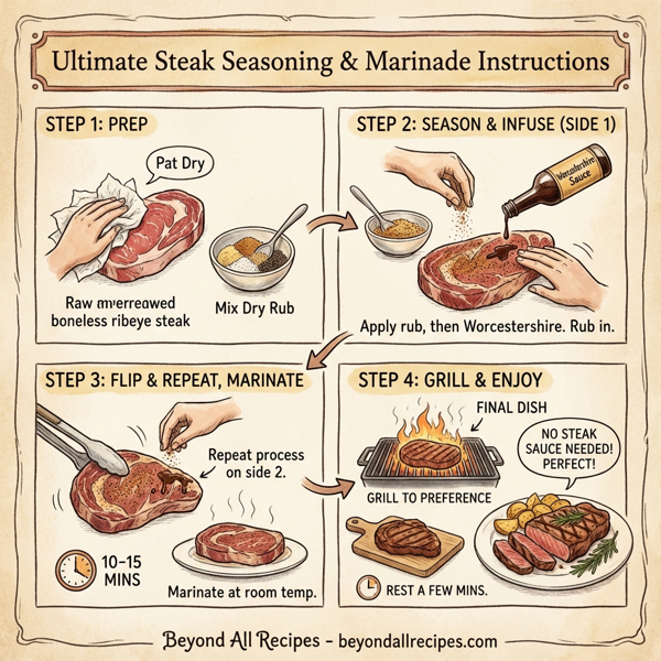 Ultimate Steak Seasoning & Marinade instructions