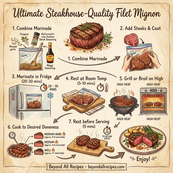Ultimate Steakhouse-Quality Filet Mignon instructions