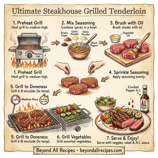 Ultimate Steakhouse Grilled Tenderloin instructions