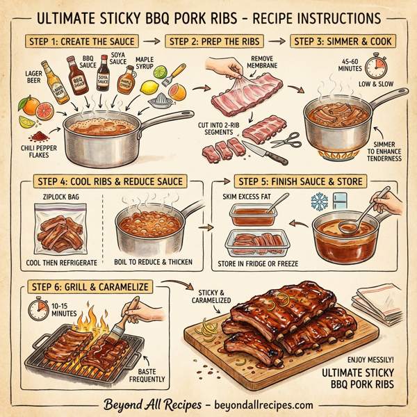 Ultimate Sticky BBQ Pork Ribs instructions