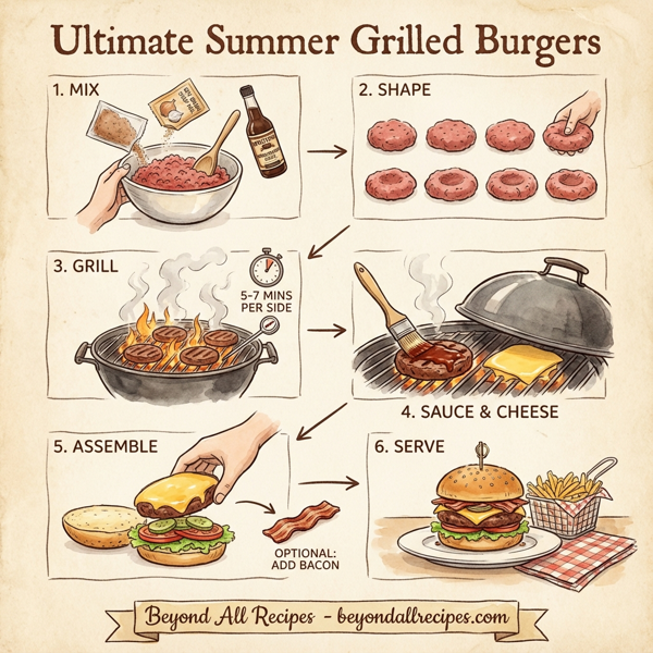 Ultimate Summer Grilled Burgers instructions