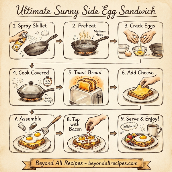 Ultimate Sunny Side Egg Sandwich instructions