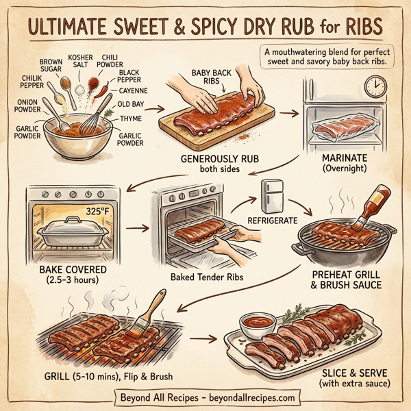 Ultimate Sweet and Spicy Dry Rub for Ribs instructions