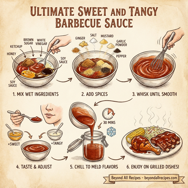 Ultimate Sweet and Tangy Barbecue Sauce instructions
