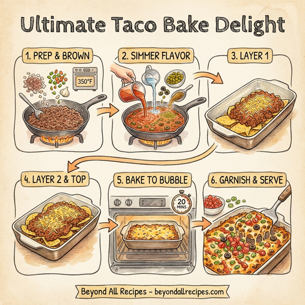 Ultimate Taco Bake Delight instructions