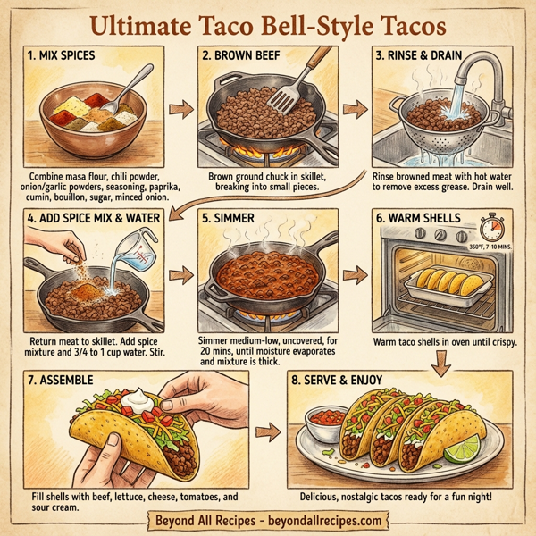 Ultimate Taco Bell-Style Tacos instructions