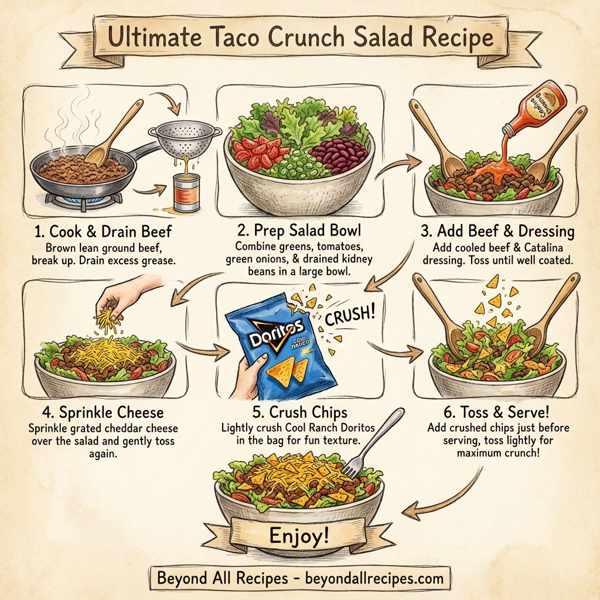Ultimate Taco Crunch Salad instructions