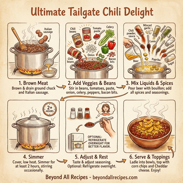 Ultimate Tailgate Chili Delight instructions