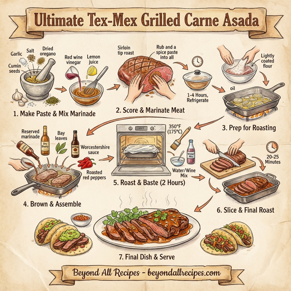 Ultimate Tex-Mex Grilled Carne Asada instructions