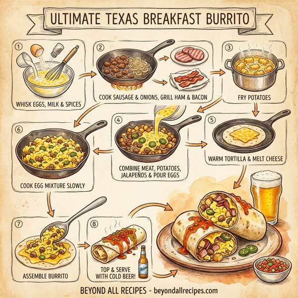 Ultimate Texas Breakfast Burrito instructions