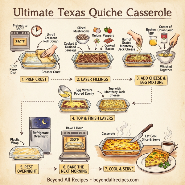 Ultimate Texas Quiche Casserole instructions