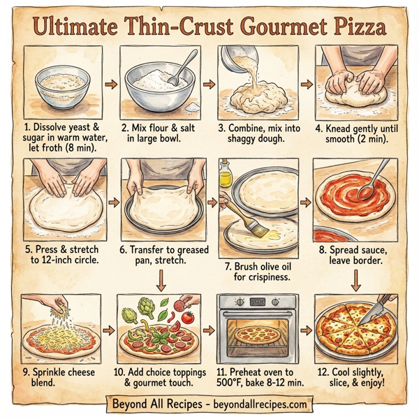 Ultimate Thin-Crust Gourmet Pizza instructions