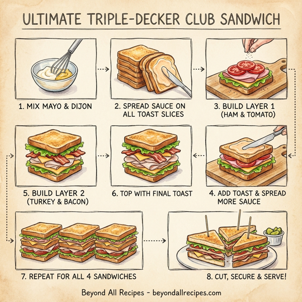 Ultimate Triple-Decker Club Sandwich instructions