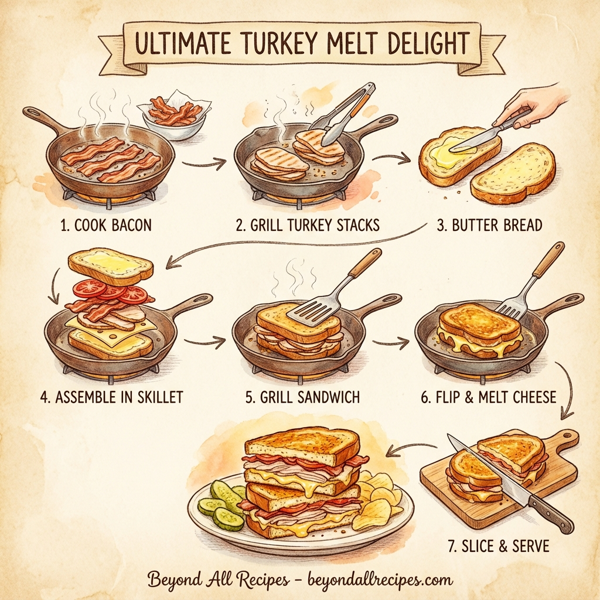 Ultimate Turkey Melt Delight instructions